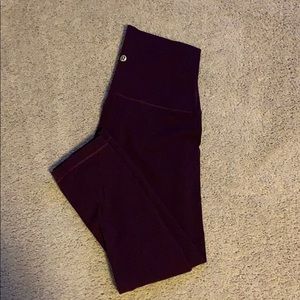 Lululemon Wunder Under Crop Leggings